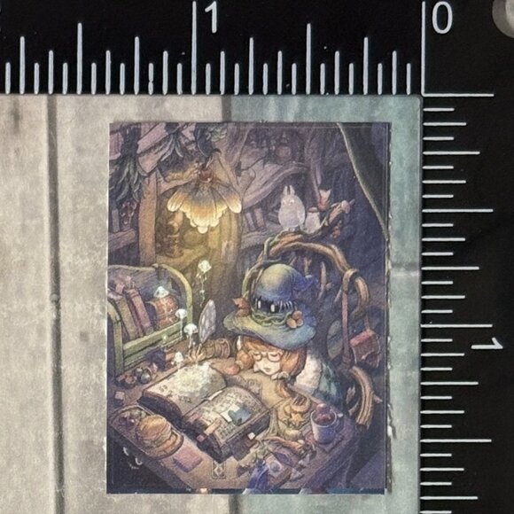 🌀10/$10🌀 Enchanted Fairy Tale Cottage Reusable Sticker Decal - Picture 1 of 1